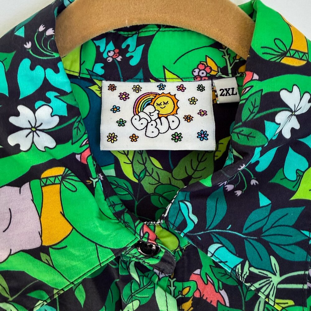 Big Bud Press x Lisa Hanawalt LIMITED EDITION Plant Lady print Pantry Shirt - Picture 2 of 4